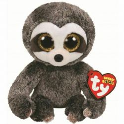 PELUCHE TY  BEANIE BOOS - PARESSEUX GRIS DANGLER MÉDIUM